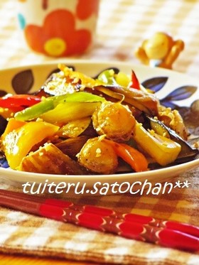 ＊ベビーほたての黒酢大蒜ソテー＊