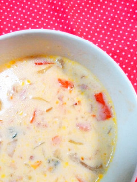 スーププロセッサー♡牡蠣チャウダー♪