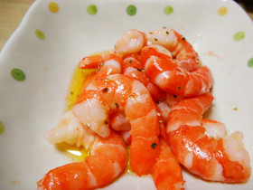 ボイル海老のマリネ