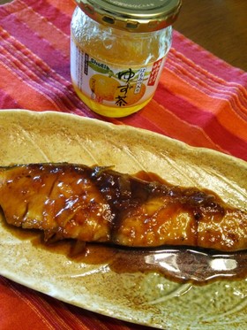 ゆずジャムdeぶり照り焼き♪
