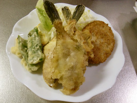 かわはぎの唐揚げ