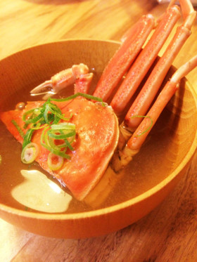 冬絶品⭐せこ蟹（せこかに）のお味噌汁♪