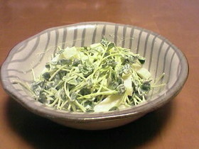 ♥☆かまぼことかいわれのカラシマヨ和え