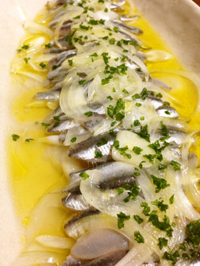 おもてなしにも♡ひしこ鰯のビネガーマリネ