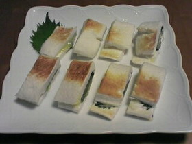 ☆ふわふわ♪はんぺんの大葉チーズ焼き