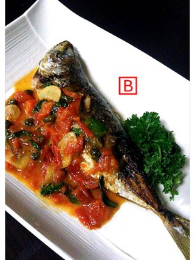 簡単イタリアン ♡鯵のアクアパッツァ風♪