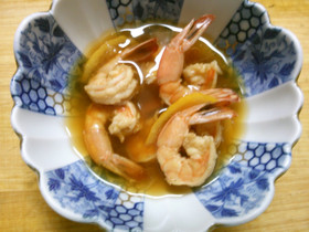 おせちにも 柚子風味 海老の あっさり煮