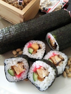 節分☆恵方巻き！簡単・太巻き！五色♪