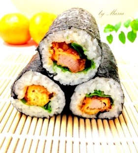 【開運】節分★とんかつ恵方巻き（太巻き）