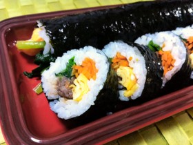 プルコギビーフの韓国風海苔巻き