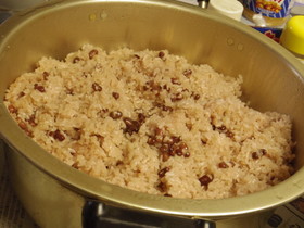 圧力鍋でかんたんお赤飯