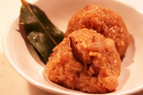 お米でモチモチ　お手軽ちまき（風）