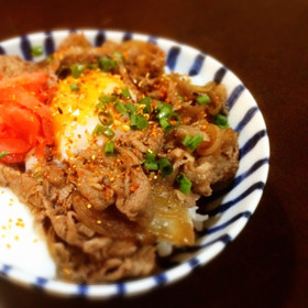 ＊ちょっと濃い＊うちの牛丼