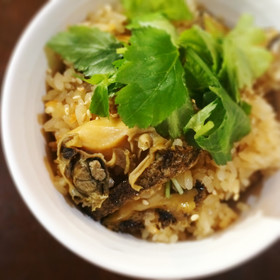あわびの炊き込み御飯＊おもてなしご馳走