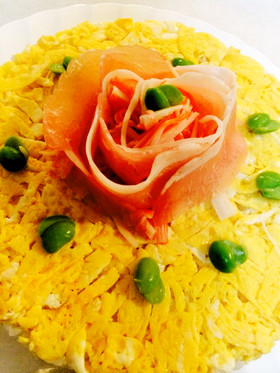 お家にある材料で♪簡単ケーキ寿司