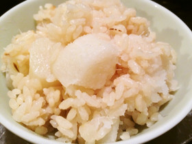 長いもの炊き込みご飯❀