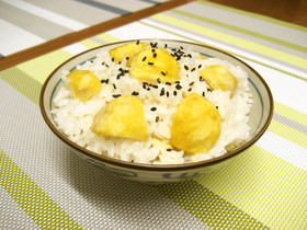 ごろっとホクホク栗ごはん