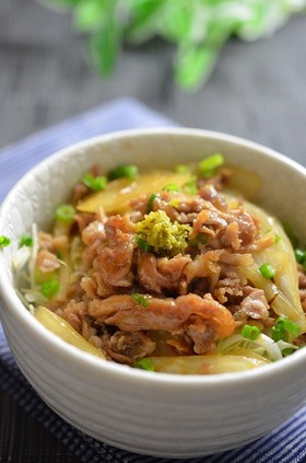 給料日前お助け簡単料理！しょうが焼き丼