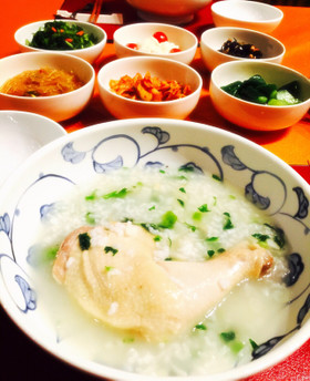 圧力鍋でサムゲタン風・七草粥