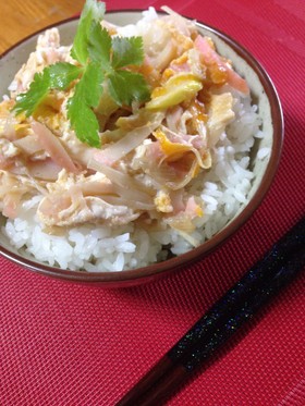 簡単で美味しい、木の葉丼♡