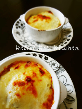 酒粕豆腐でホワイトソースの里芋グラタン