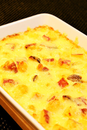 ✿さつまいも海老エリンギの簡単グラタン✿