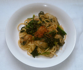 牡蠣のぷりぷりぽん酢パスタ
