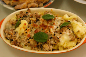 ミント☆ひき肉のマカロニグラタン