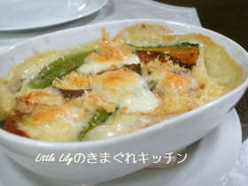 焼き野菜の豆乳グラタン