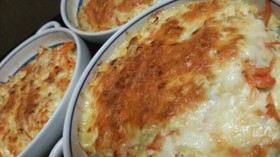 簡単♪ヘルシー♪豆腐グラタン