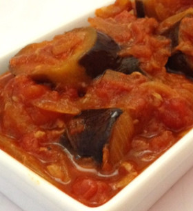 茄子のトマトパスタソース