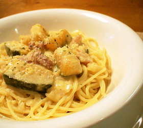 濃厚☆南瓜のクリームパスタ