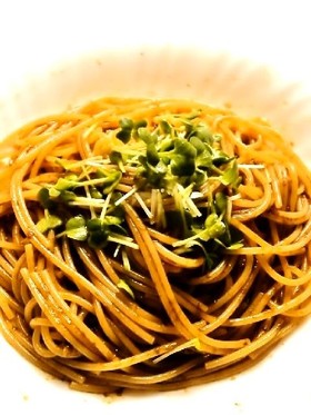 ☺簡単ごはんですよ（海苔の佃煮）パスタ☺