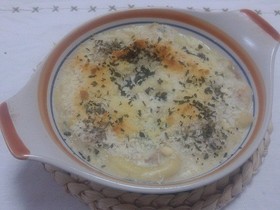 フライパン一つで簡単マカロニグラタン