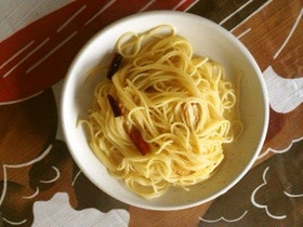 懐かしのペペロンチーノ