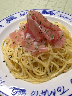 生ハムのペペロンチーノ フェデリーニ