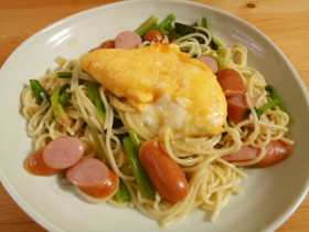 フライパンひとつで☆ポパイのパスタ