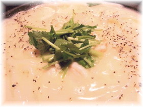 豆乳濃厚クリーミー＊洋風気分な和風うどん