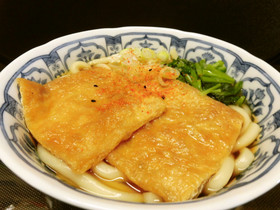 直ぐ出来る！超簡単きつねうどん♪