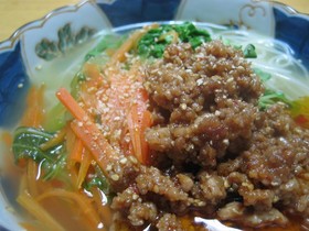 ◆あったか♪ピリ辛汁ビーフン◆