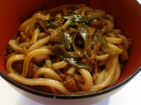 簡単美味☆出汁が効くぶっかけカレーうどん