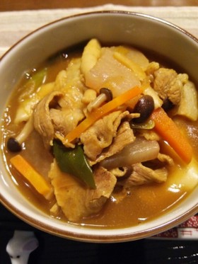 カレーうどん♪煮込みうどんつゆ