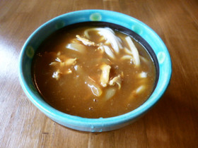 お蕎麦屋さんのカレーうどん♪