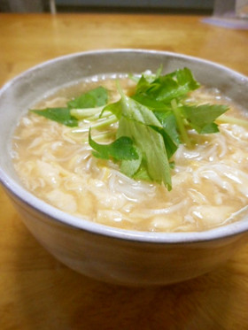 かきたま汁にゅうめん