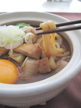 お手軽♪みそ煮込みうどん