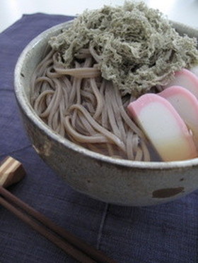 簡単！とろろこんぶそば