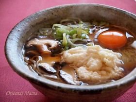胃腸にやさしい！温かな日本蕎麦
