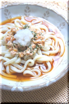 ✽うめ～ツナ冷やしうどん✽