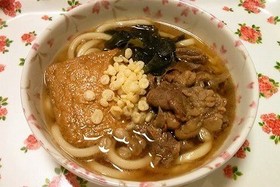 【甘くて美味しいしっかり★肉うどん★】