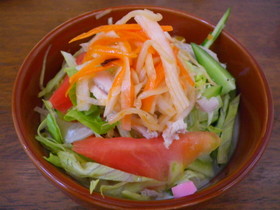 お野菜たっぷりひんやり豆乳だれそうめん